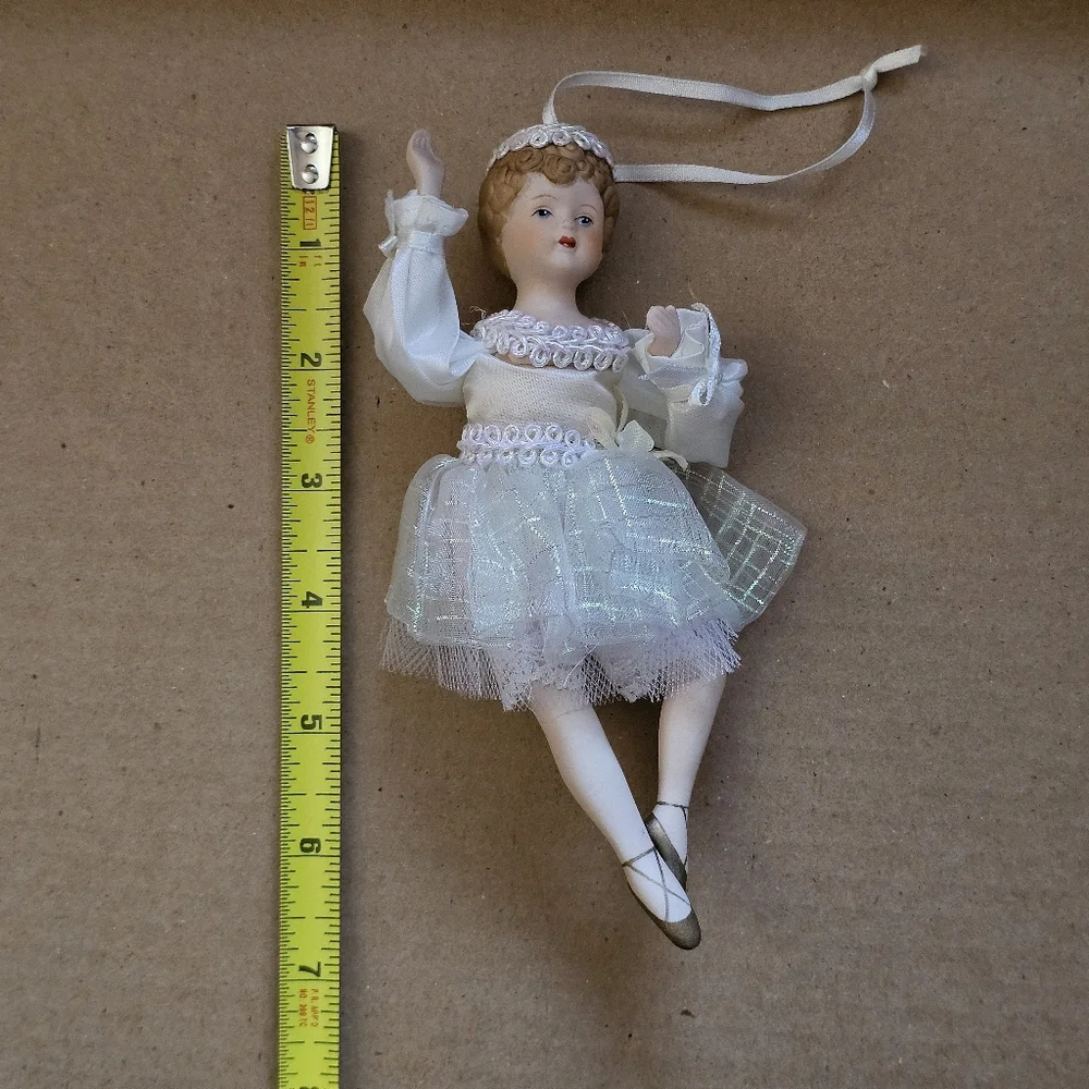 Kurt S. Adler Porcelain Ballerina Doll Ornament
